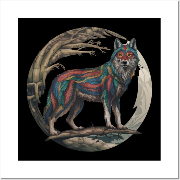 Spirit Wolf Wall Art by SpiritAnimalPrints